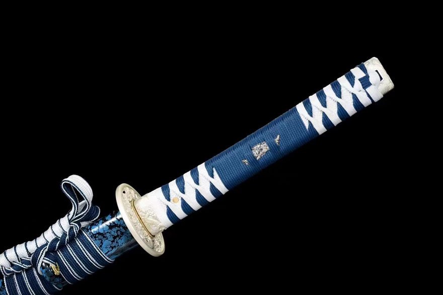 Katana Yingmei T10 Clay Tempered Blue Saya 影魅 | KatanaSwordArt Katana For Sale 2025