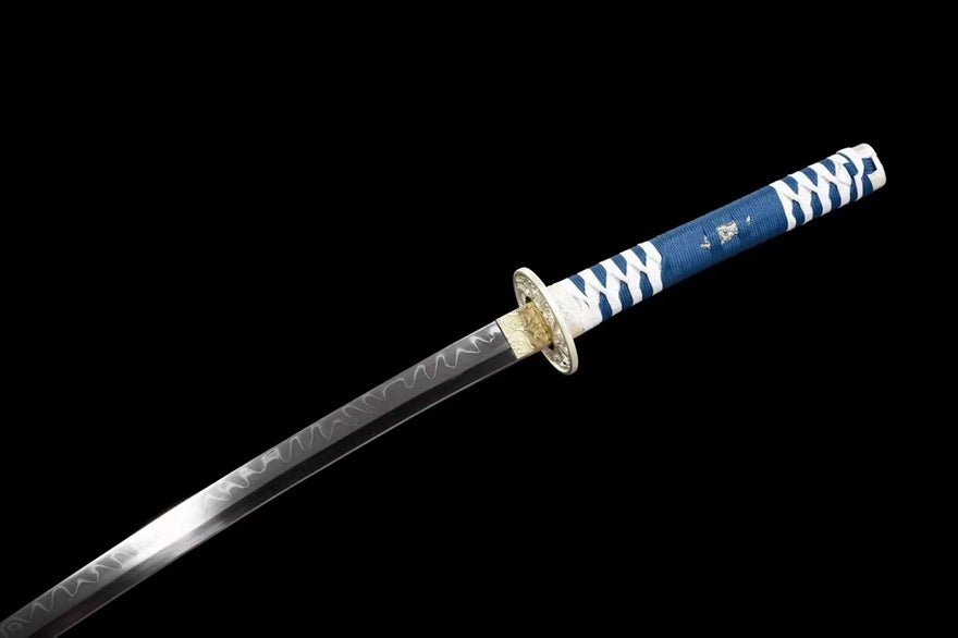 Katana Yingmei T10 Clay Tempered Blue Saya 影魅 | KatanaSwordArt Katana For Sale 2025