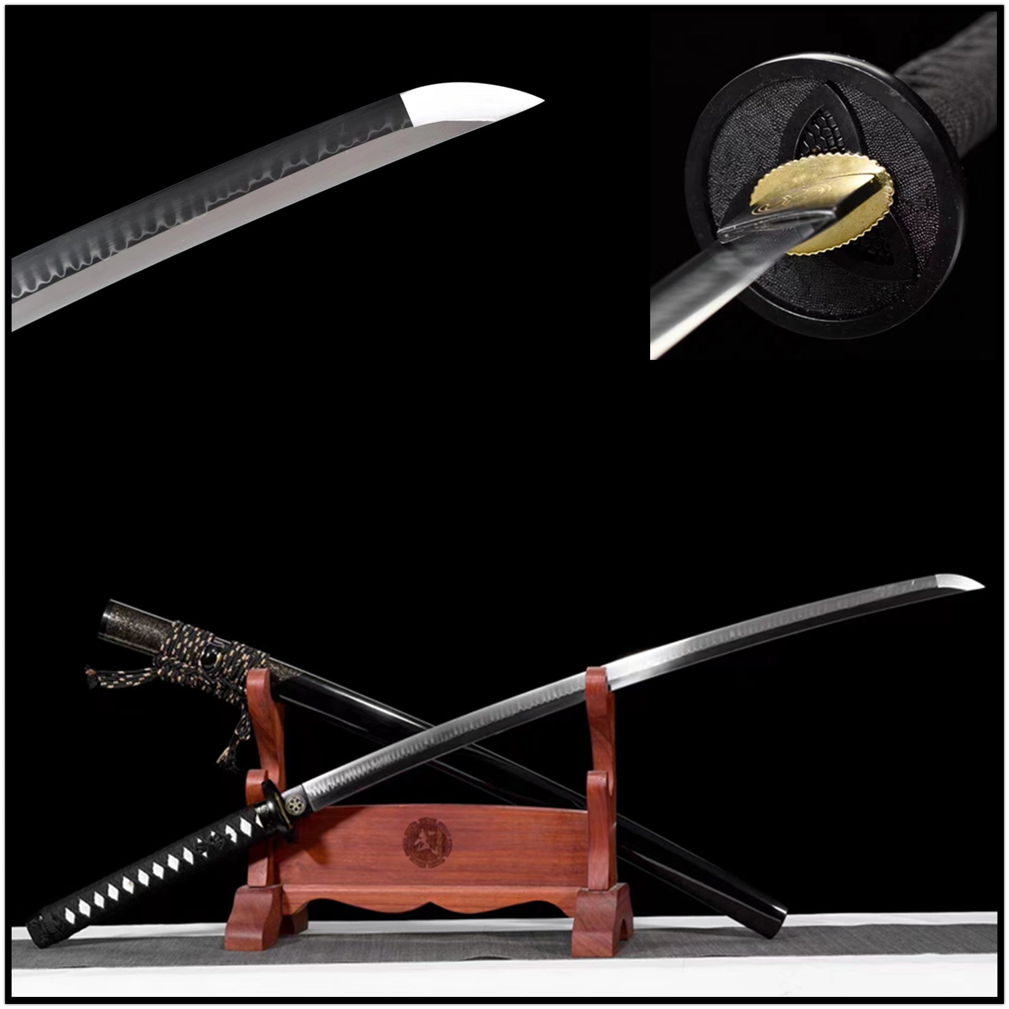 Katana YouYu T10 Clay Tempered Black Saya 幽羽 | KatanaSwordArt Katana For Sale 2025