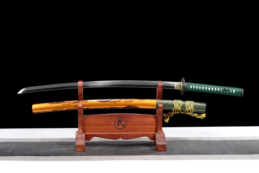 Katana Yuji T10 Clay Tempered Orange Saya 禦姬 | KatanaSwordArt Katana For Sale 2025