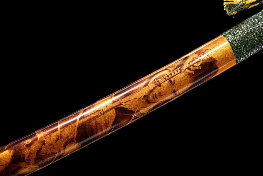 Katana Yuji T10 Clay Tempered Orange Saya 禦姬 | KatanaSwordArt Katana For Sale 2025