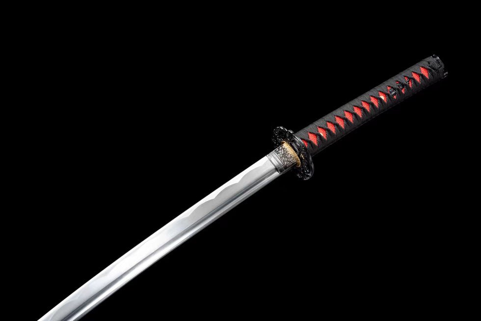 Katana YunCu Medium Carbon Steel Black Saya 雲簇 | KatanaSwordArt Katana For Sale
