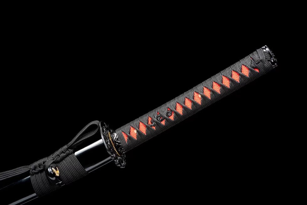 Katana YunCu Medium Carbon Steel Black Saya 雲簇 | KatanaSwordArt Katana For Sale