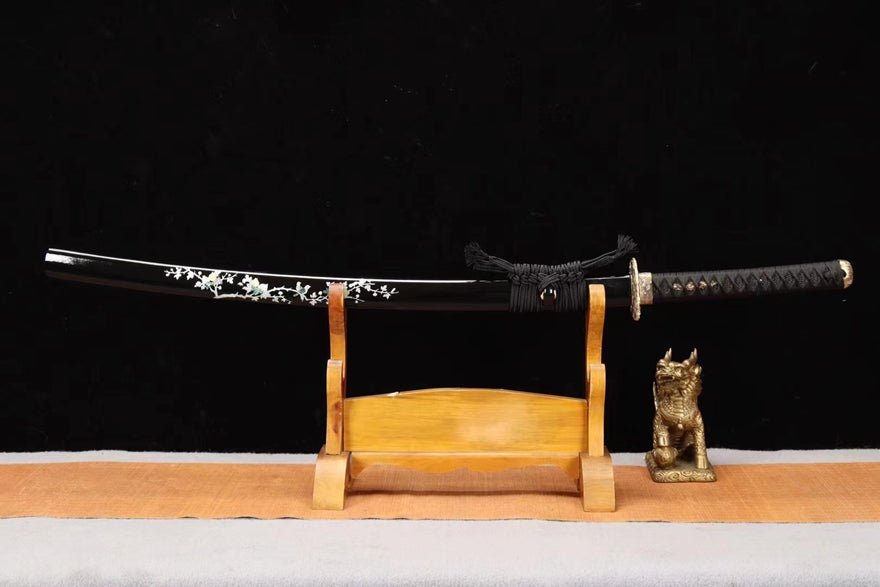 Katana Yunlong T10 Clay Tempered Black Saya 雲龍 | KatanaSwordArt Katana For Sale 2025