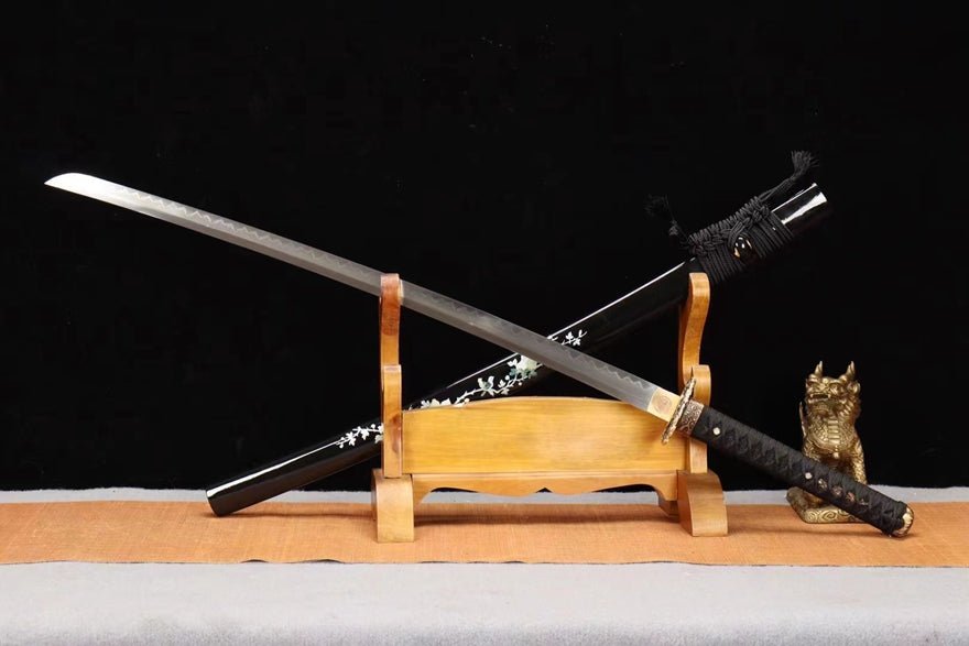Katana Yunlong T10 Clay Tempered Black Saya 雲龍 | KatanaSwordArt Katana For Sale 2025