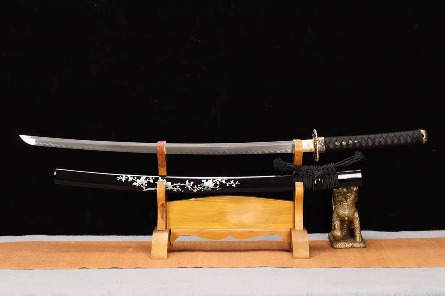 Katana Yunlong T10 Clay Tempered Black Saya 雲龍 | KatanaSwordArt Katana For Sale 2025
