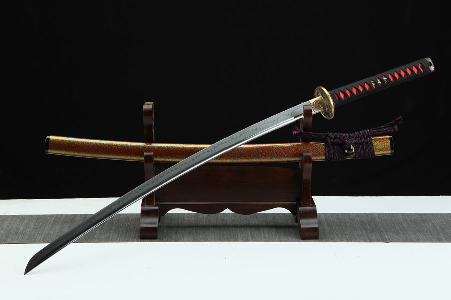 Katana Yupi T10 Clay Tempered Red Saya 雨披 | KatanaSwordArt Katana For Sale 2025