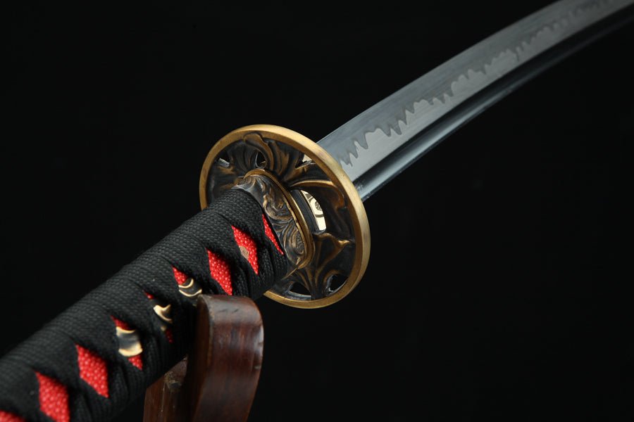 Katana Yupi T10 Clay Tempered Red Saya 雨披 | KatanaSwordArt Katana For Sale 2025