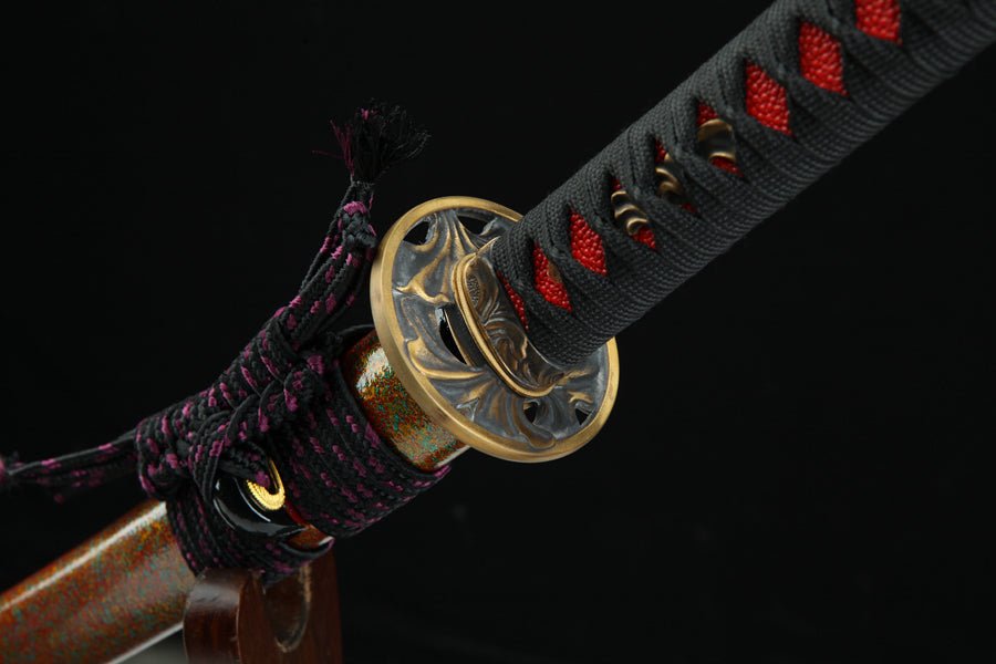Katana Yupi T10 Clay Tempered Red Saya 雨披 | KatanaSwordArt Katana For Sale 2025