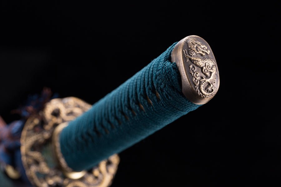 Katana Zhishao T10 Clay Tempered Dragon Tsuba 直燒 | KatanaSwordArt Katana For Sale 2025