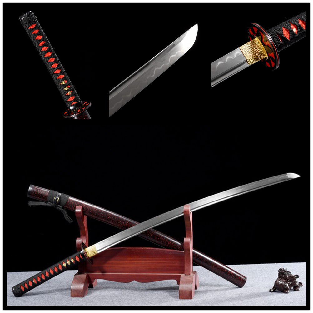 Katana Zijing T10 Clay Tempered Red 紫荊 | KatanaSwordArt Katana For Sale 2025