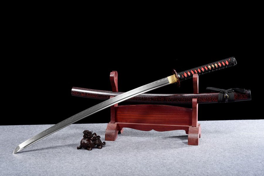 Katana Zijing T10 Clay Tempered Red 紫荊 | KatanaSwordArt Katana For Sale 2025