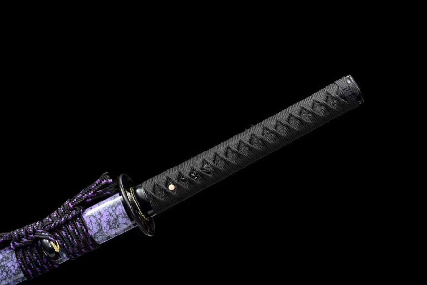 Katana ZiQi Spring Steel Purple Saya 紫氣 | KatanaSwordArt Katana For Sale