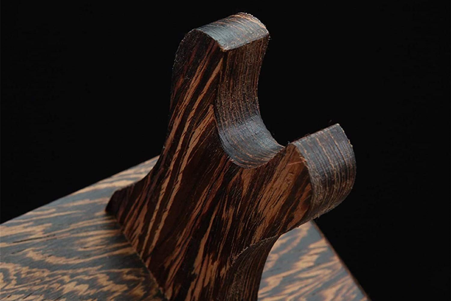 Sword Stand Wenge Wood Classical Theme 1 - Layer Rack Base | KatanaSwordArt Sword Stand For Sale 2025
