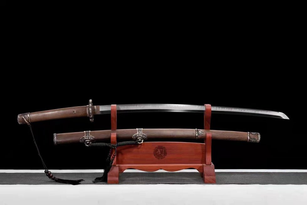 Tachi Sword Daisy T10 Clay Tempered Wood Saya 經菊 | KatanaSwordArt Katana For Sale