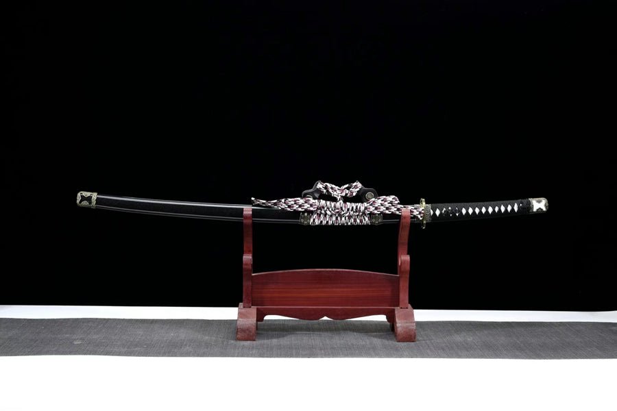 Tachi Sword Hideyoshi Spring Steel Black 豐臣 | KatanaSwordArt Katana For Sale 2025