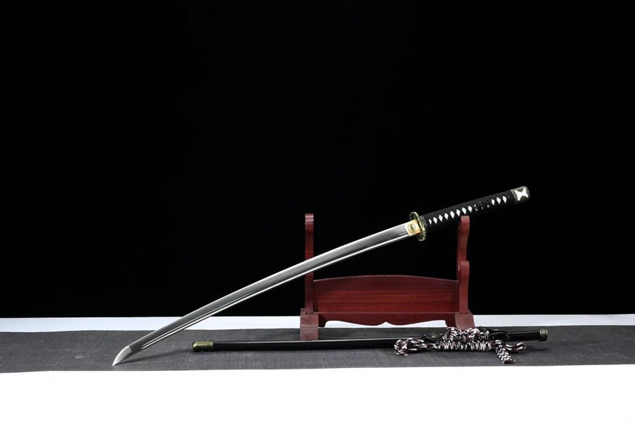 Tachi Sword Hideyoshi Spring Steel Black 豐臣 | KatanaSwordArt Katana For Sale 2025