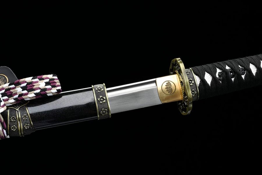 Tachi Sword Hideyoshi Spring Steel Black 豐臣 | KatanaSwordArt Katana For Sale 2025