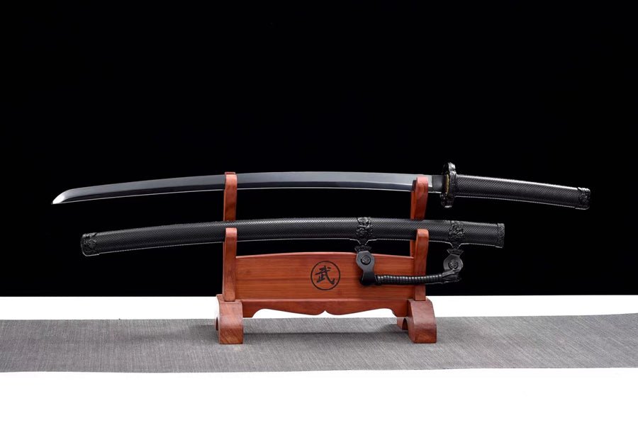 Tachi Sword Moju High Manganese Black 墨菊 | KatanaSwordArt Katana For Sale