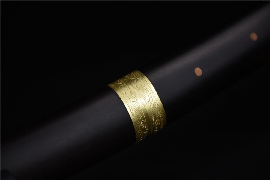 Tanto Sword Wan Damascus Folded Clay Tempered 短黑檀 | KatanaSwordArt Tanto For Sale 2025