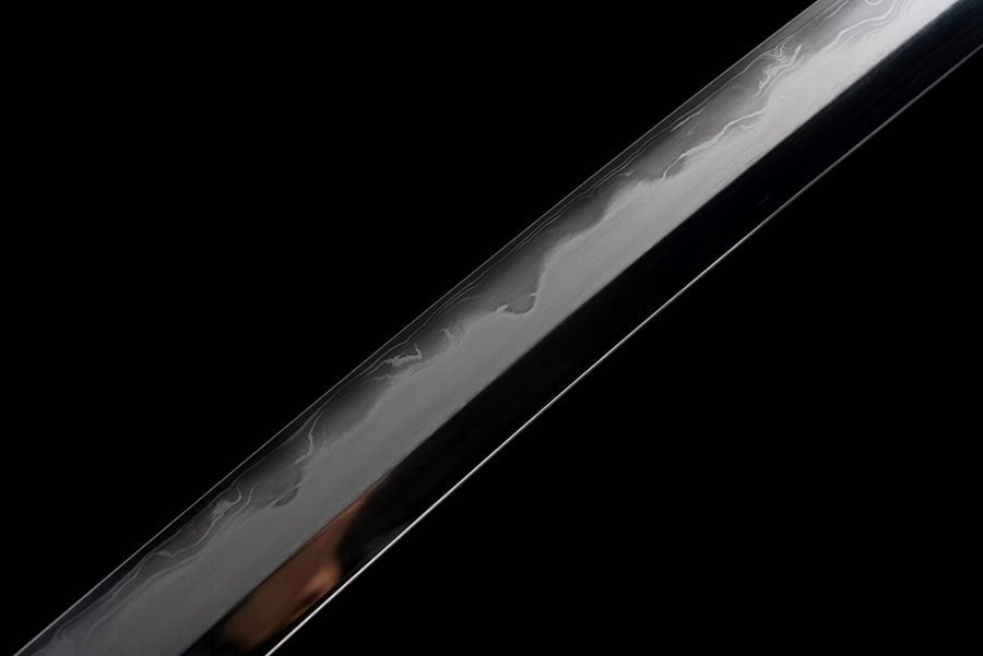 Wakizashi Sword Four Seas Honsanmai Steel Clay Tempered Red Saya 四海 | KatanaSwordArt Wakizashi For Sale