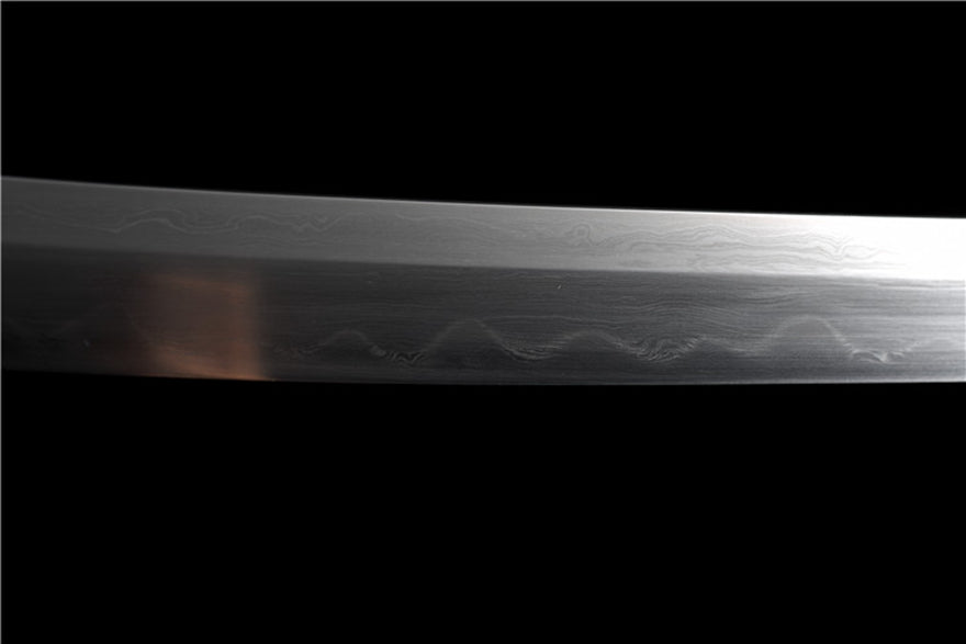 Wakizashi Sword Qingfeng Damascus Folded Clay Tempered 青鋒 | KatanaSwordArt Wakizashi For Sale