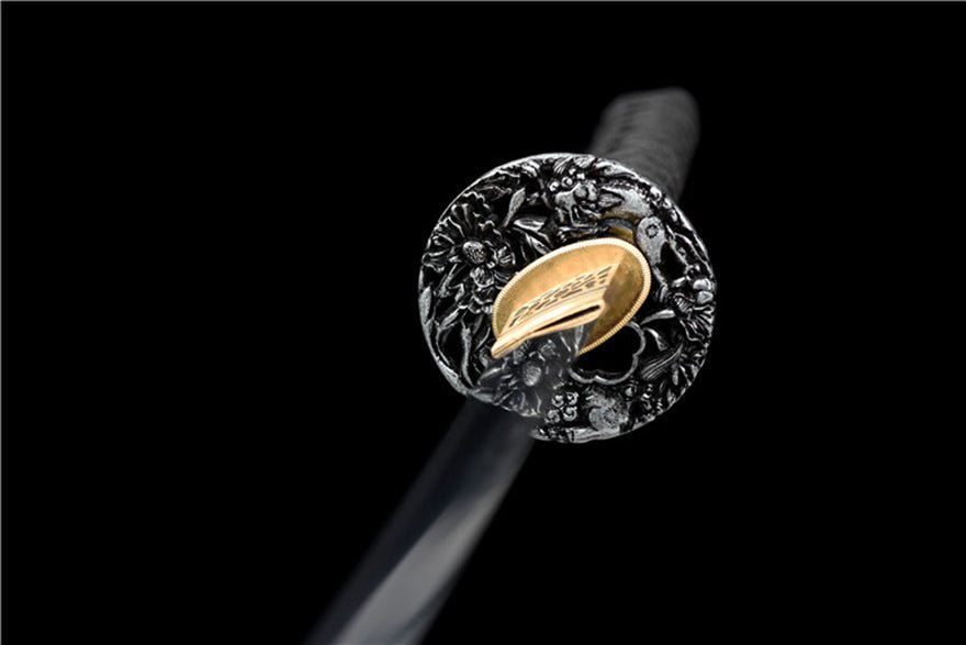 Wakizashi Sword Qingfeng Damascus Folded Clay Tempered 青鋒 | KatanaSwordArt Wakizashi For Sale