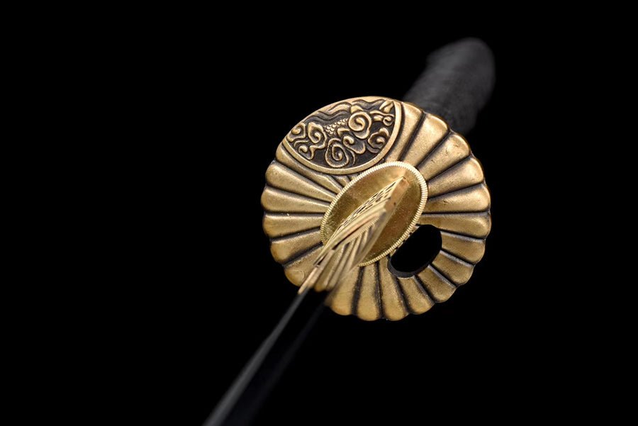 Wakizashi Sword Qinglin T10 Clay Tempered Green Saya 青鱗 | KatanaSwordArt Wakizashi For Sale