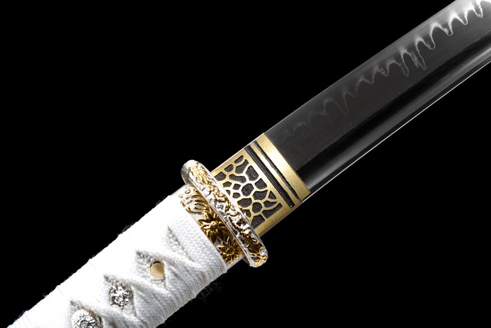 Wakizashi Sword ShiShui T10 Clay Tempered Blue 逝水 | KatanaSwordArt Wakizashi For Sale