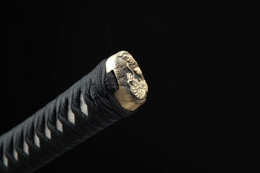 Wakizashi Sword Wushi Damascus Folded Wood Saya 武士 | KatanaSwordArt Wakizashi For Sale